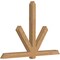 Ekena Millwork Kennewick Timber Gable Bracket, Western Red Cedar, 96"W x 64"H x 5 1/2"D x 5 1/2"F, 16/12 Pitch GBW096X64X0606KEN00SWR - alternate 3
